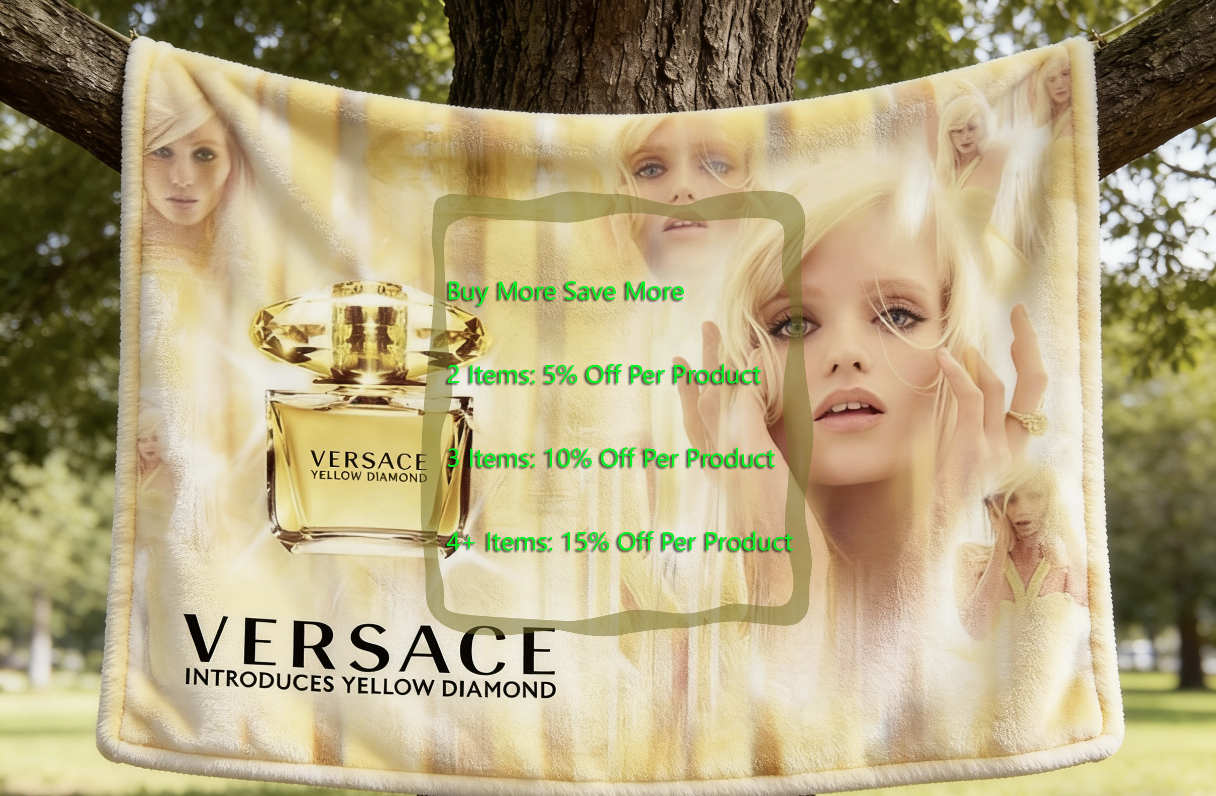Versace Flannel Throw Blankets